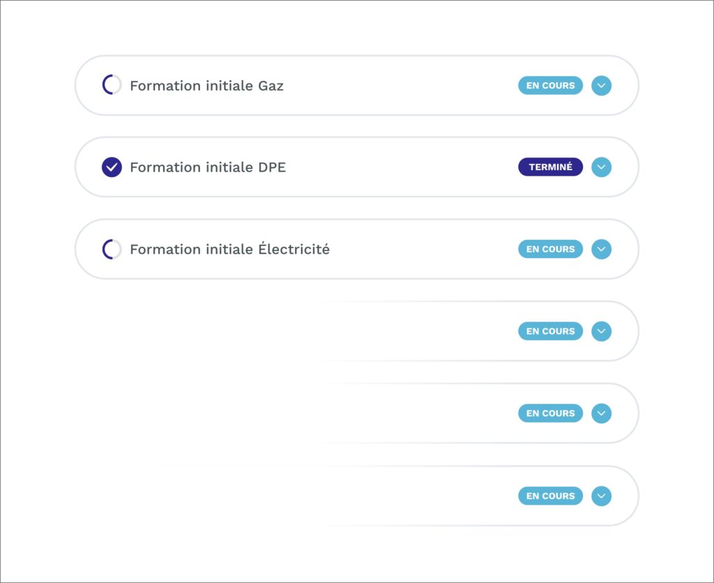 Une bibliothèque de cours en ligne